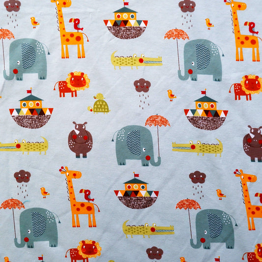 Stretch Jersey - Giraffe Crossing Stretch Knit