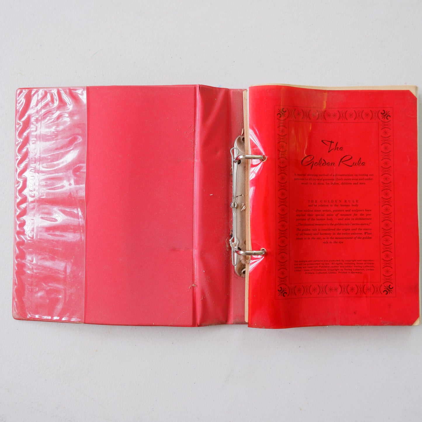 The Golden Rule, Lutterloh pattern cutting system