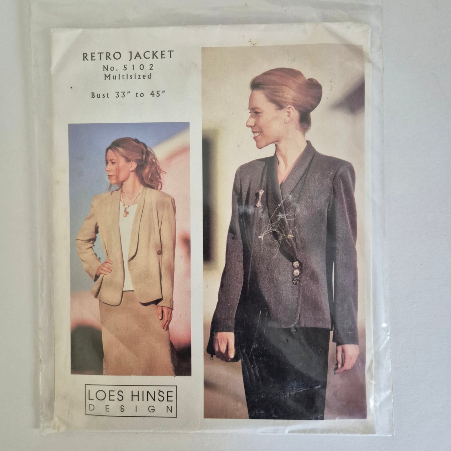 Loes Hinse Design Retro Jacket no 5102, XXS to XXL