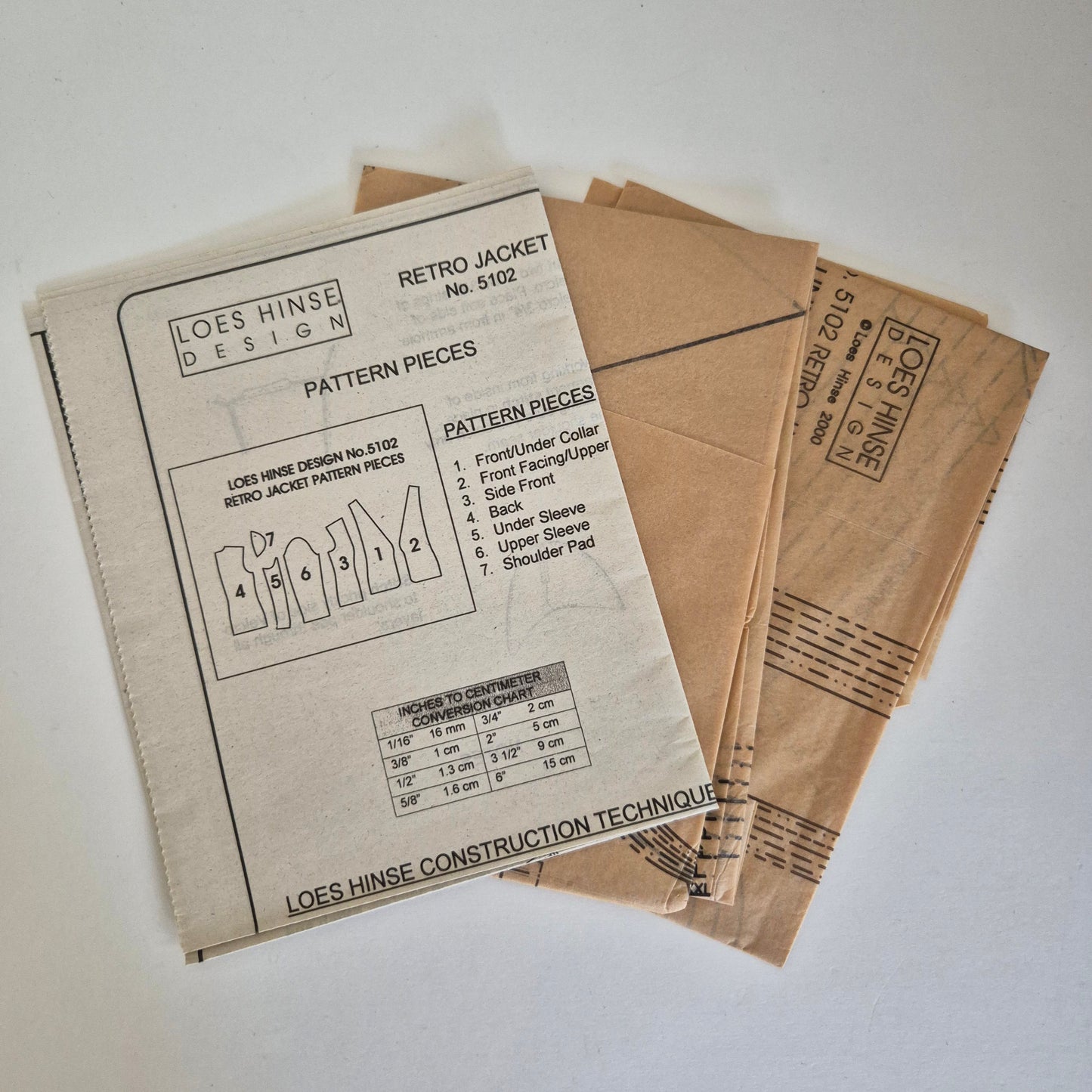 Loes Hinse Design Retro Jacket no 5102, XXS to XXL