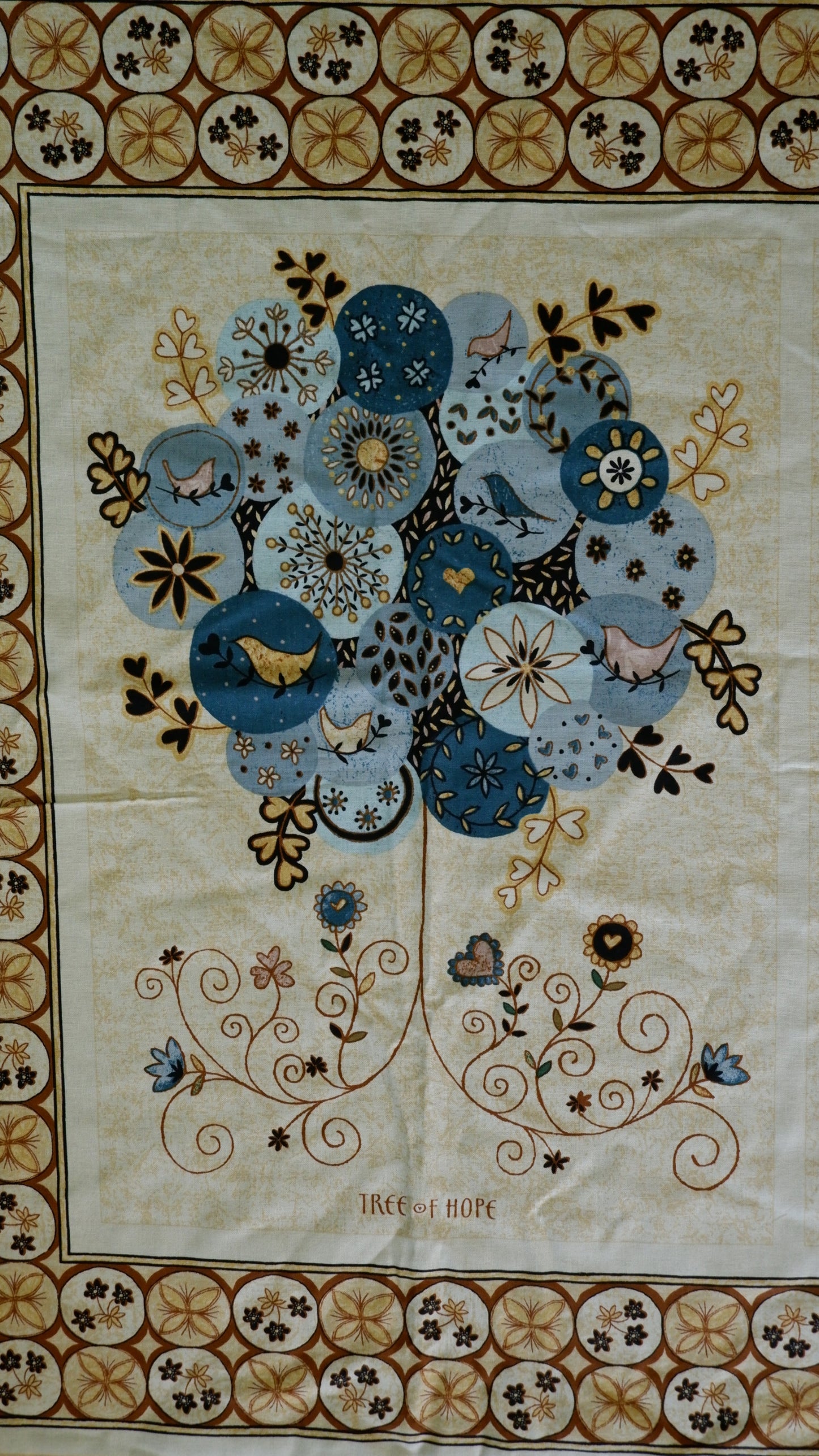 Cotton Fabric - Hopes and Dreams Panel - Fabric Rescue