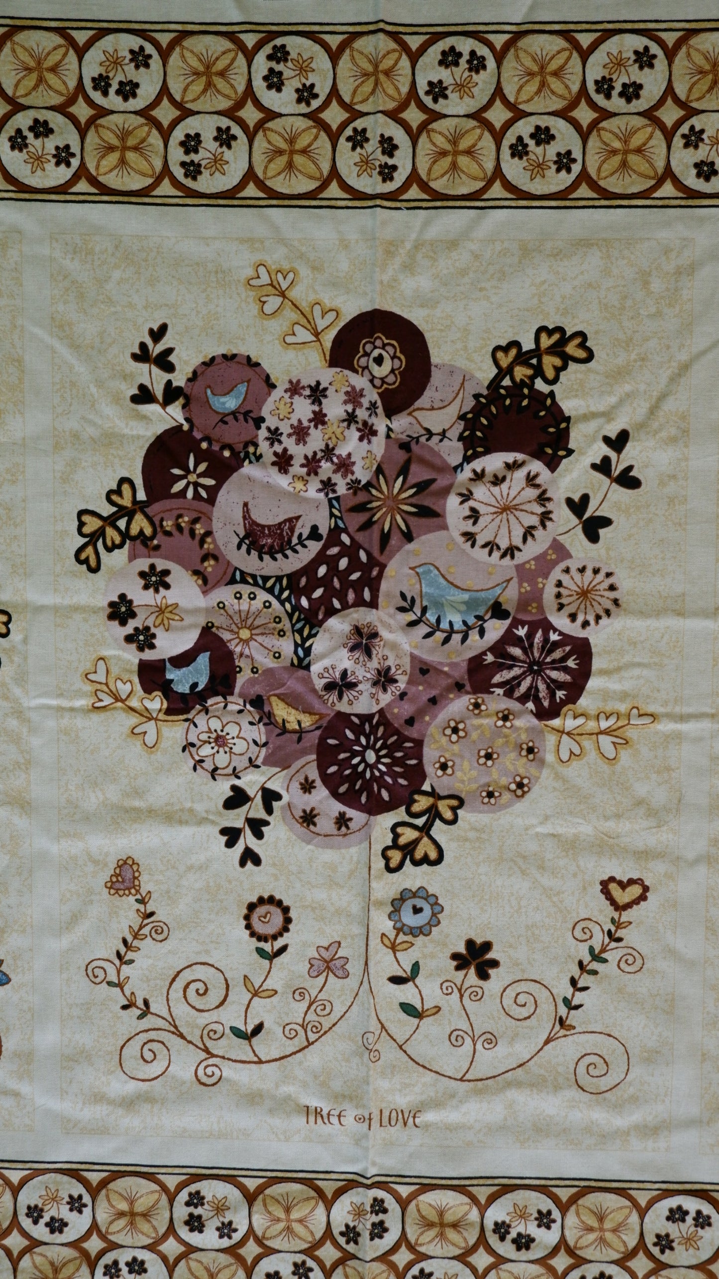 Cotton Fabric - Hopes and Dreams Panel - Fabric Rescue