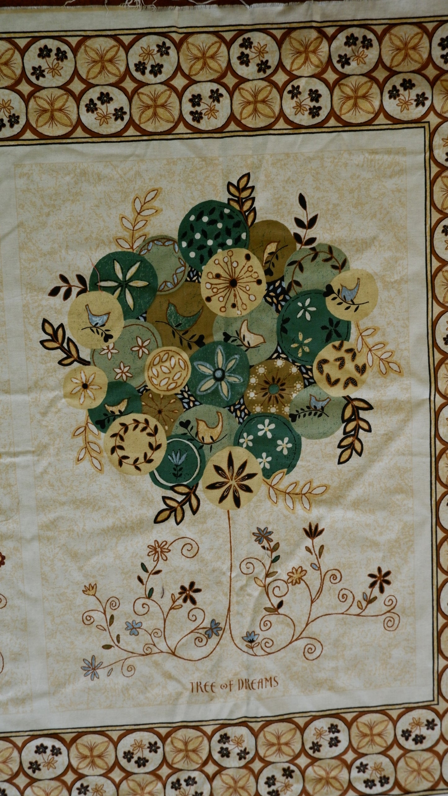 Cotton Fabric - Hopes and Dreams Panel - Fabric Rescue