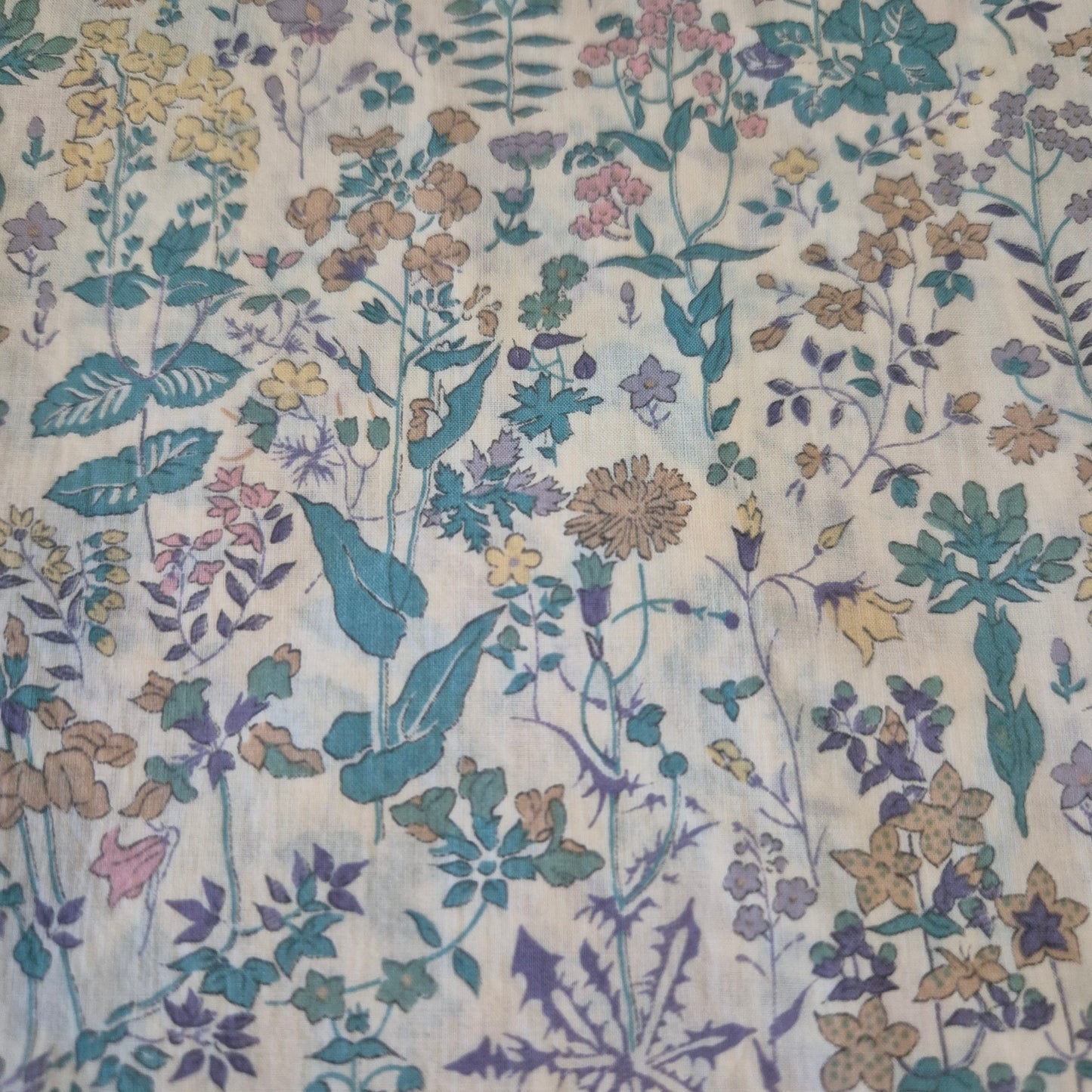 Liberty tana lawn fabric flowers