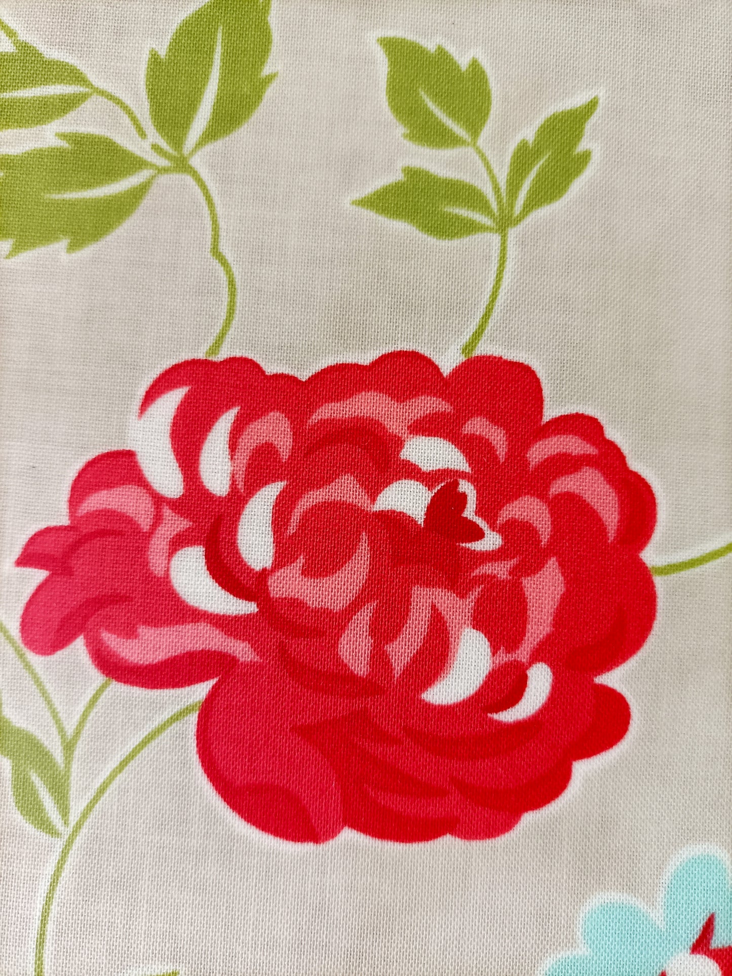 Laminated Cotton - Roses - 90cm Remnant - Fabric Rescue