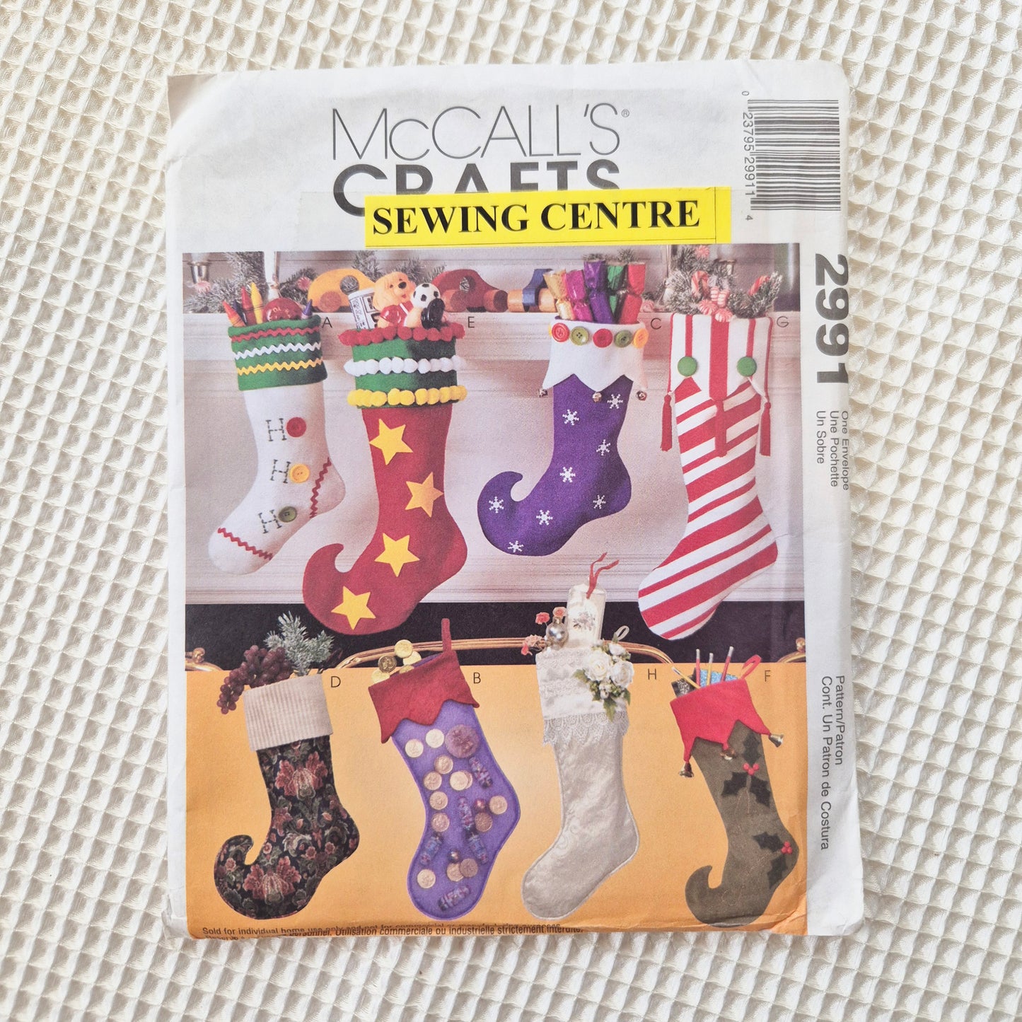 McCall's 2991, Christmas Stockings