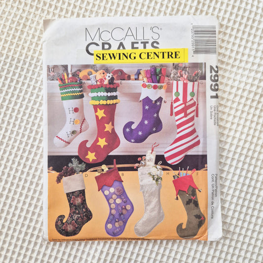 McCall's 2991, Christmas Stockings
