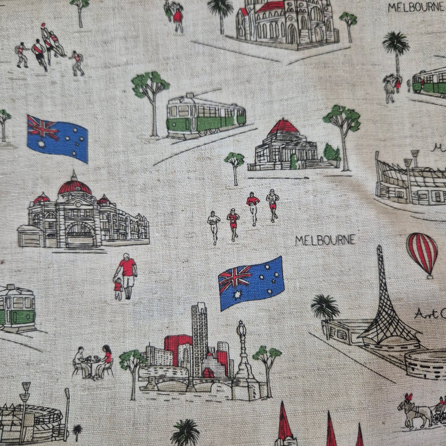 Cotton Fabric - Melbourne - 1.5m remnant - Fabric Rescue