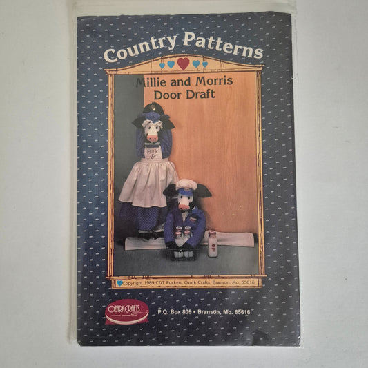 Millie and Morris Door Draft pattern by Ozark Crafts