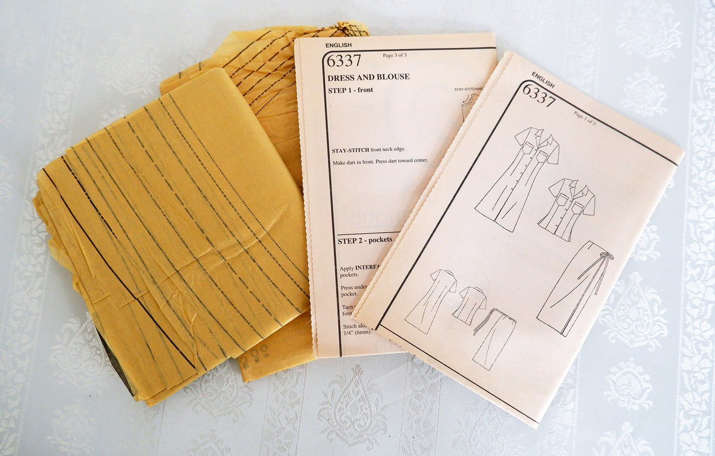 New Look 6337, Dress blouse and skirt pattern, Sizes 8 - 18