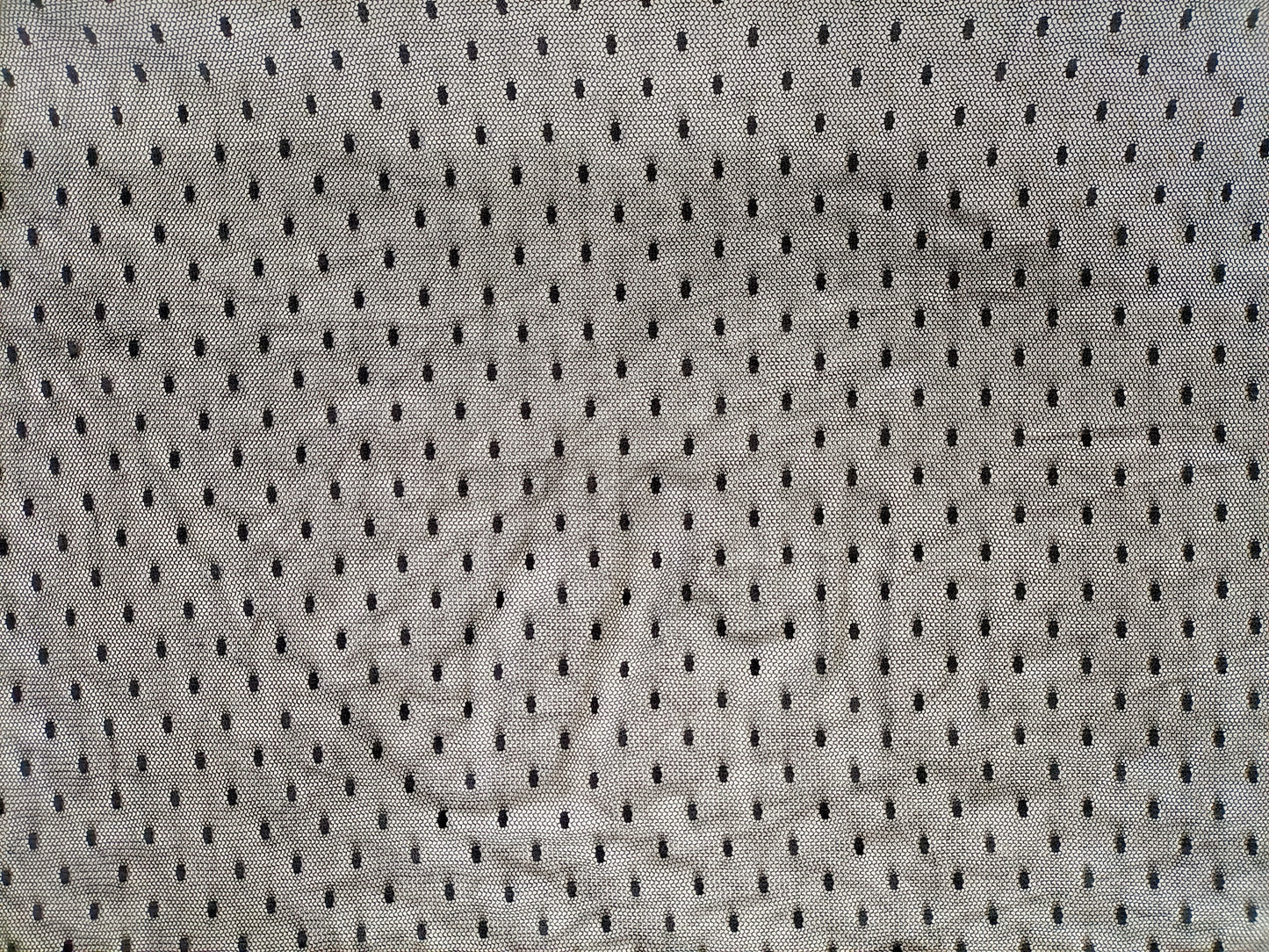 Black nylon stretch mesh lace - Fabric Rescue