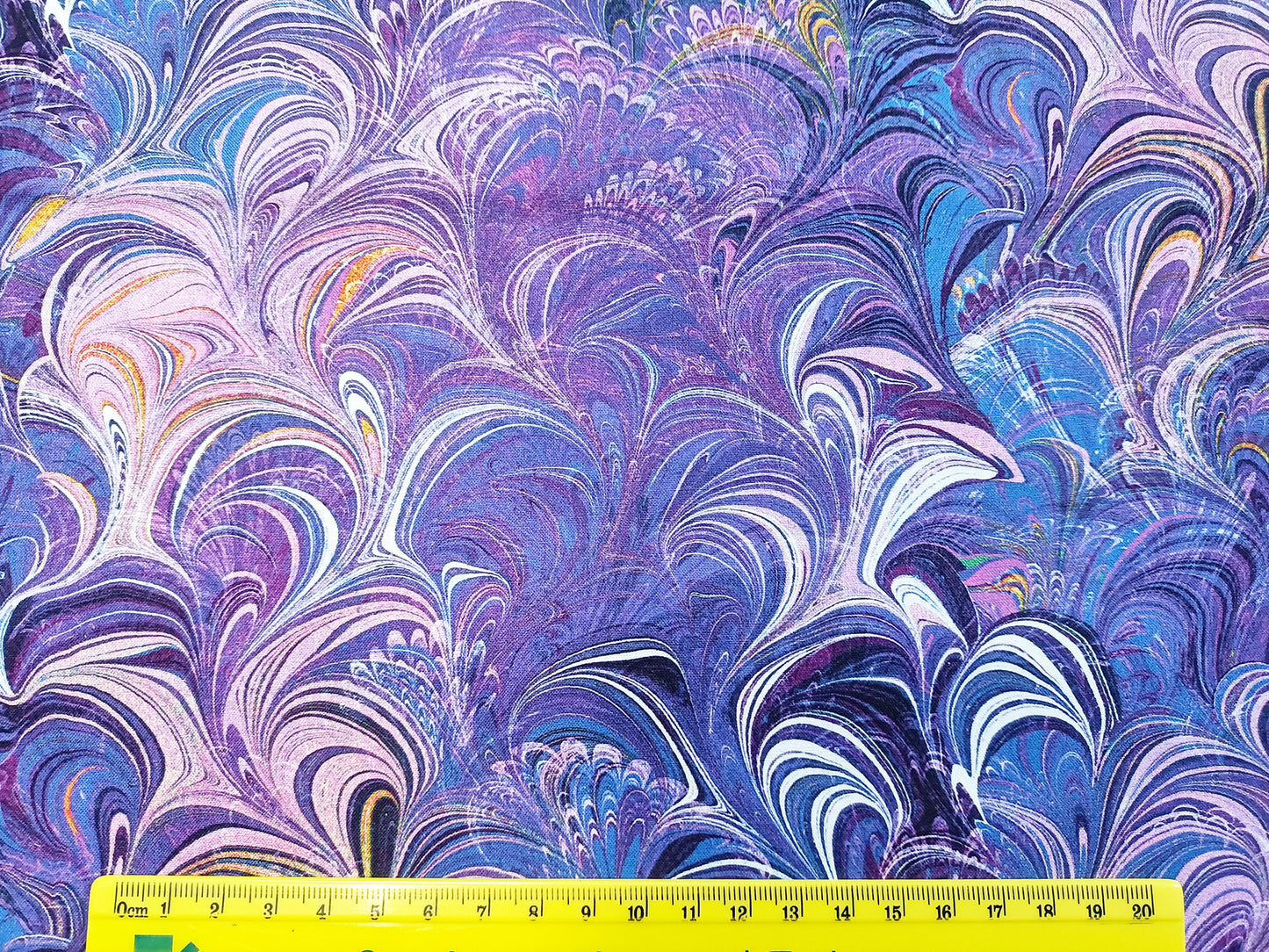 Cotton Fabric - Cosette Purple Poured Colour