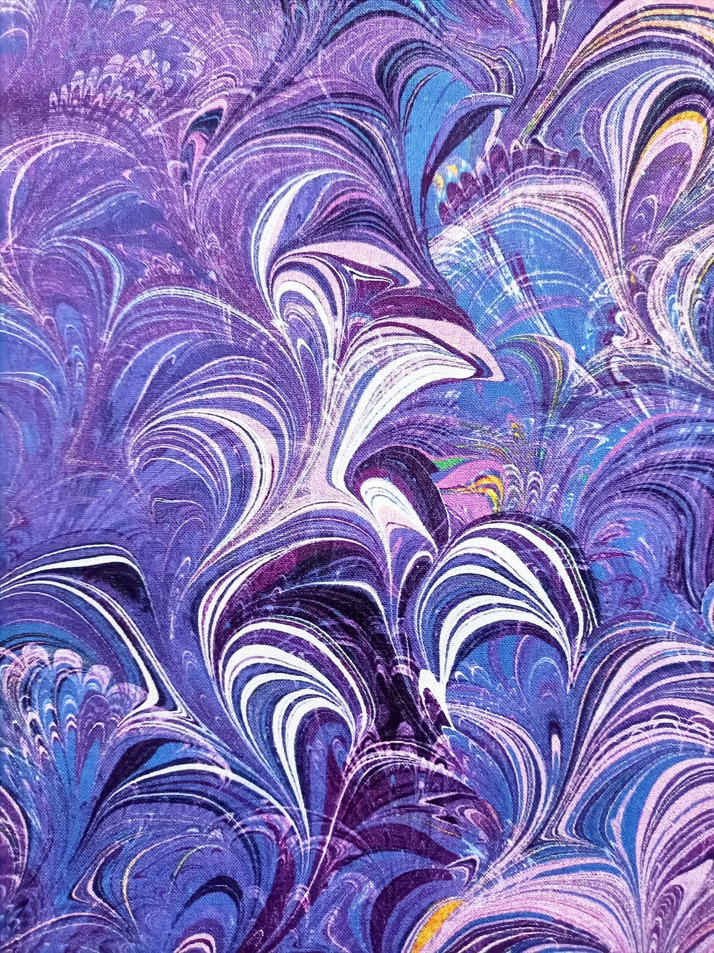 Cotton Fabric - Cosette Purple Poured Colour