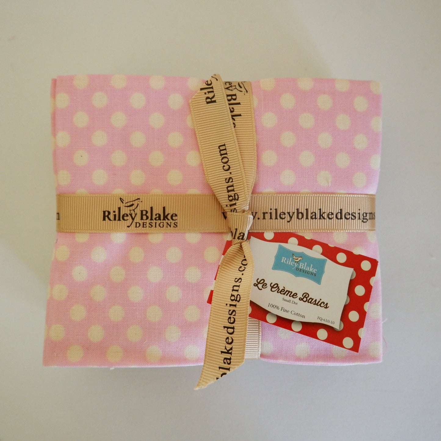 Small Dot Fat Quarter - 10 Pieces - Le Creme Basics Riley Blake
