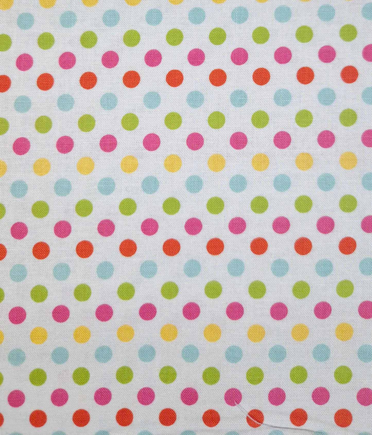 Cotton Fabric - Small Multi Dot on Cream - Riley Blake