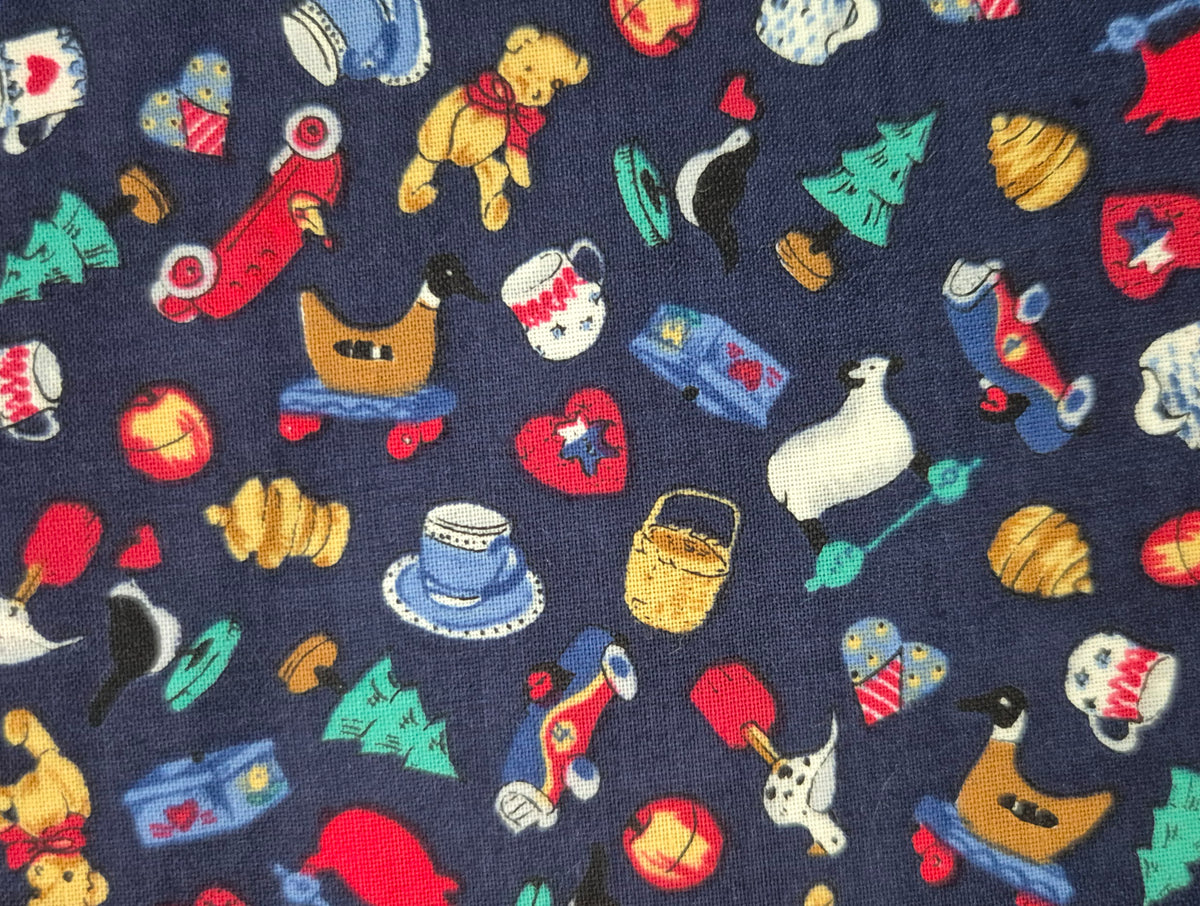 2m Cotton Remnant - Teddies Collection - Fabric Rescue