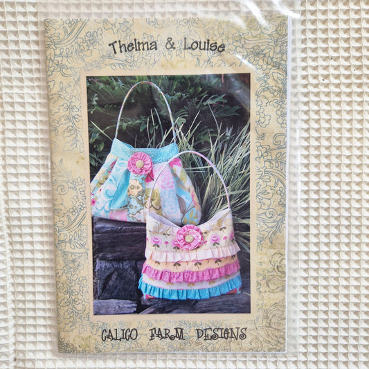 Thelma and Louise bag pattern by Calico Farm Designs