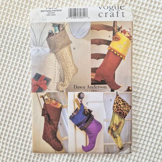 Vogue Craft 7375, Christmas Stockings