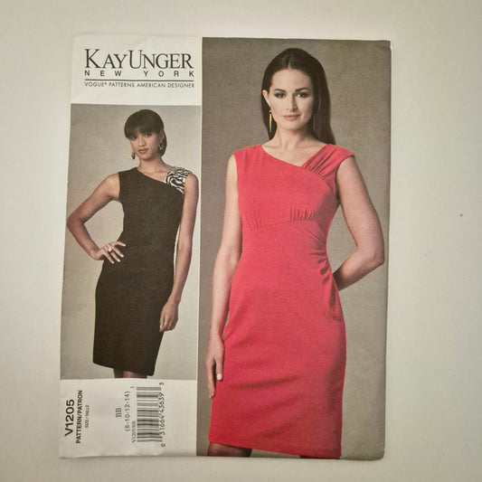 Vogue V1205, dress pattern, sizes 8 to 14