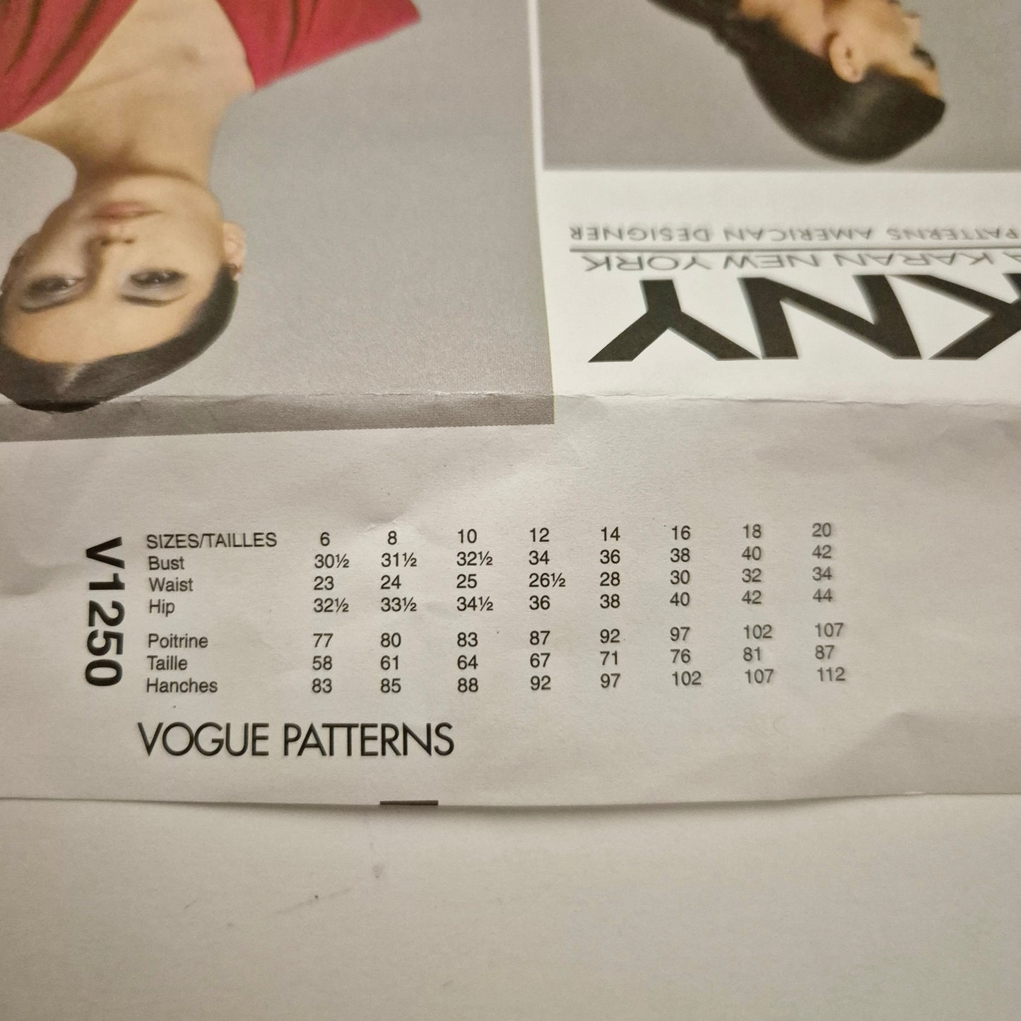 Vogue V1250 DKNY dress pattern. Sizes 6 - 14