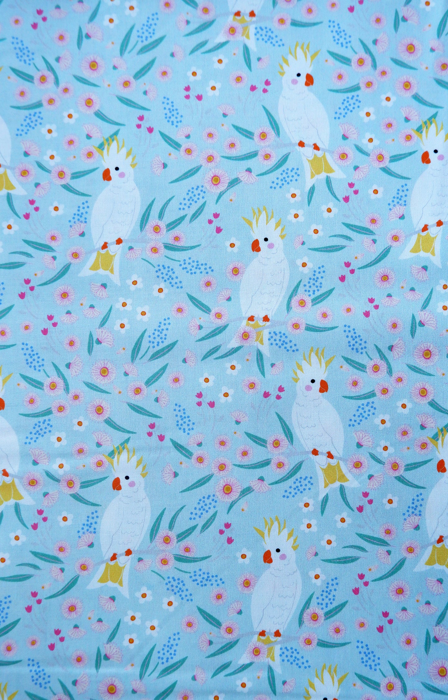Cotton Fabric - Wild Garden range - Hello Cocky