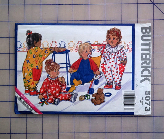 Butterick 5073, Baby Jumpsuit pattern, Sizes L - XL