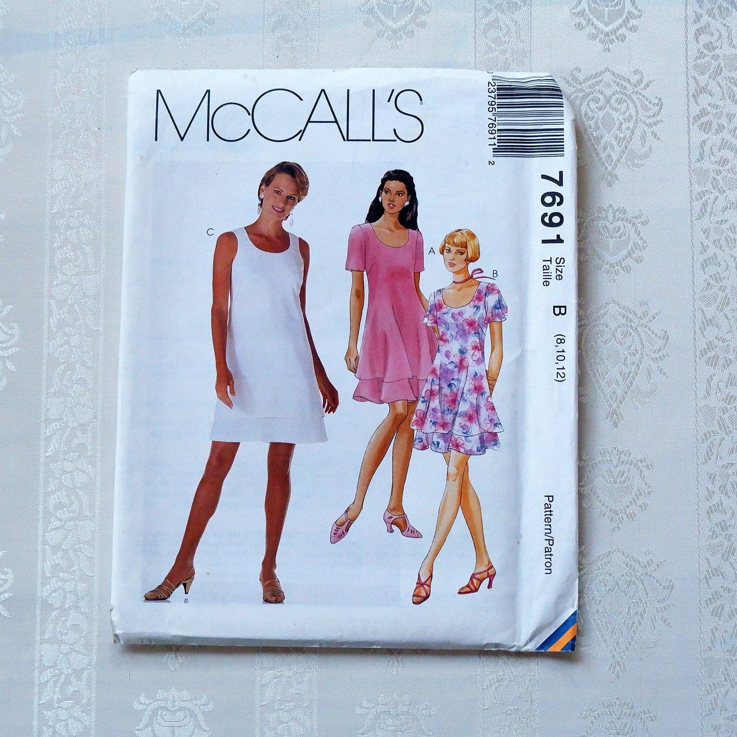 McCall's 7691, dress pattern, sizes 8 - 12