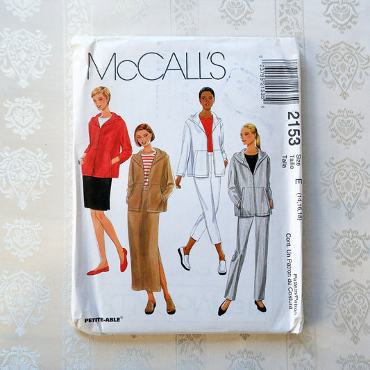 McCall's 2153, jacket pants and skirt pattern, Sizes 14 - 18