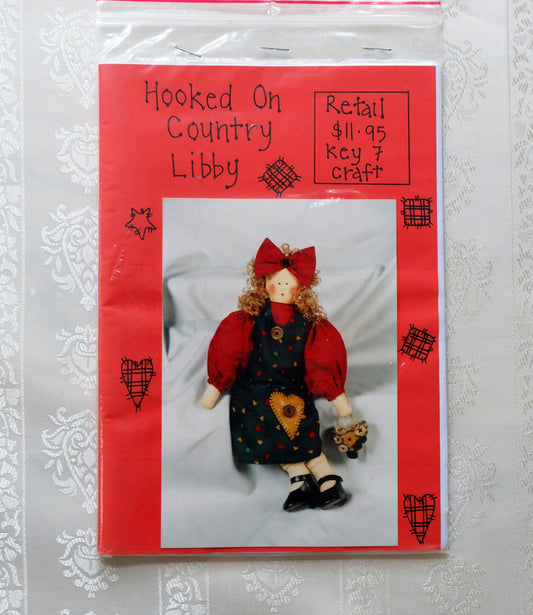 Doll pattern, Hooked on Country Libby