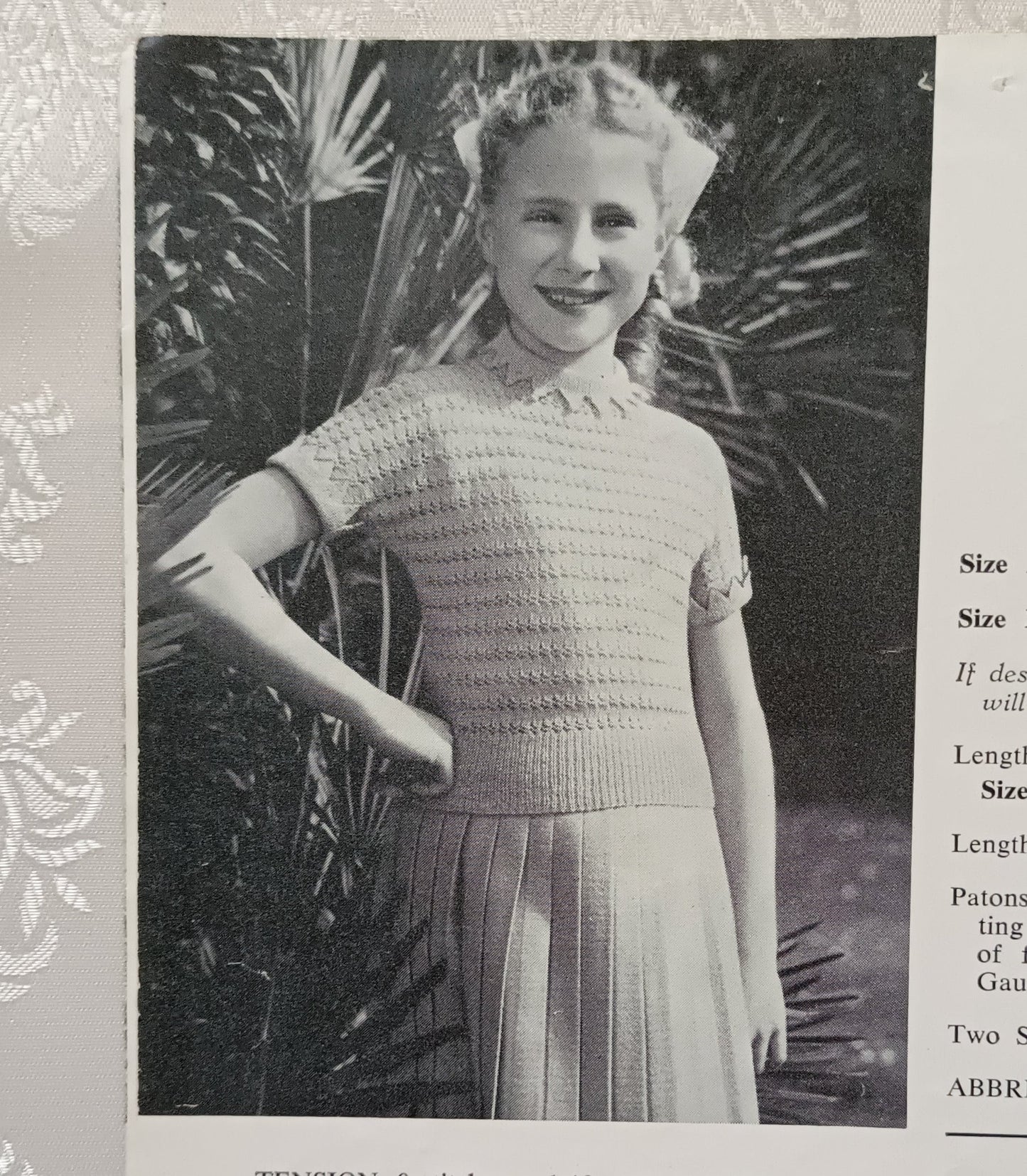 Patons knitting book 487 knitting patterns for girls from 6 - 13