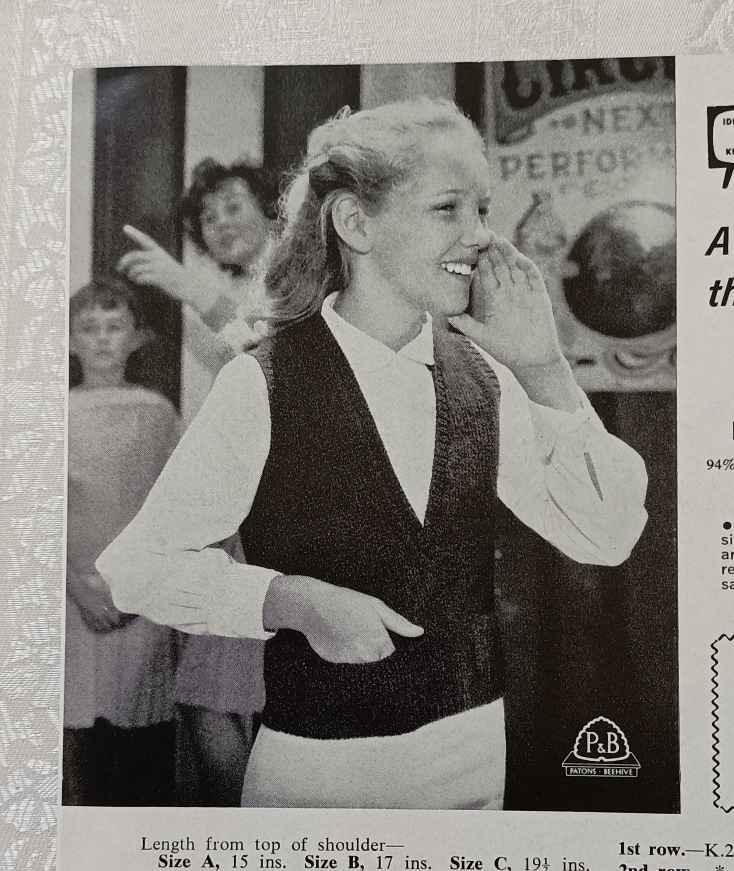 Patons knitting book 644 knitting patterns for girls 6 - 16.