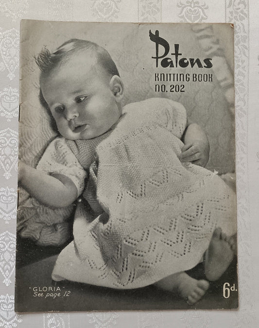 Patons knitting book 202 knitting patterns for babies