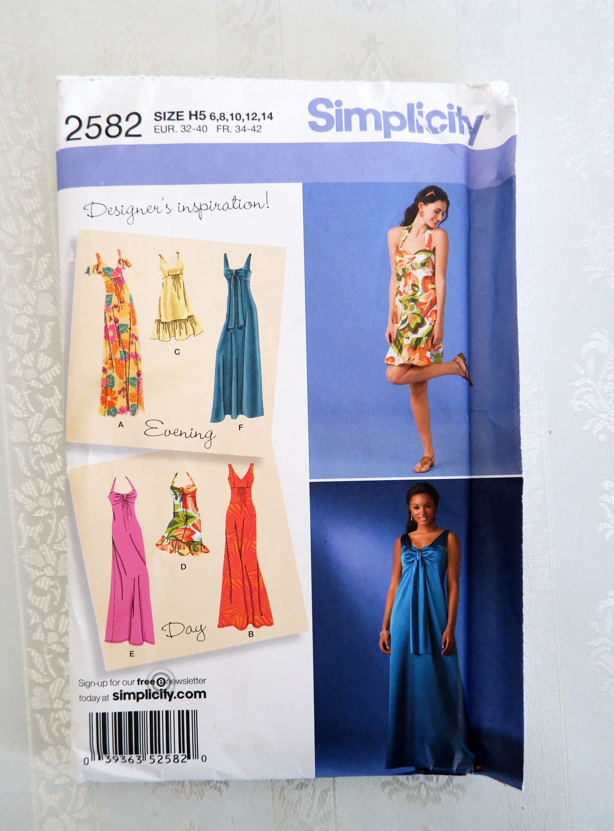 Simplicity 2582, dress pattern, petite pattern, sizes 6 - 14 – AltFabrics