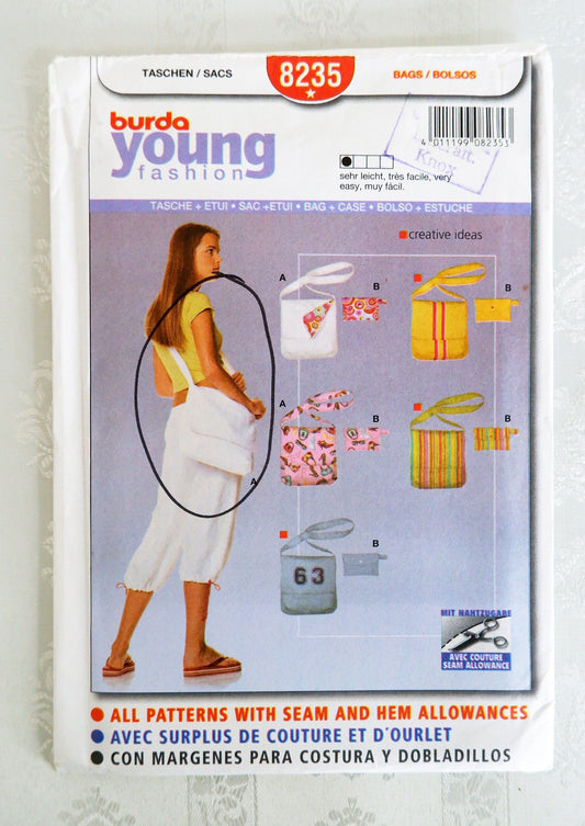 Burda 8235, bag and purse pattern