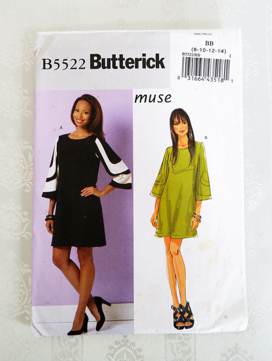 Butterick B5522, Misses' dress pattern, Sizes 8 - 14