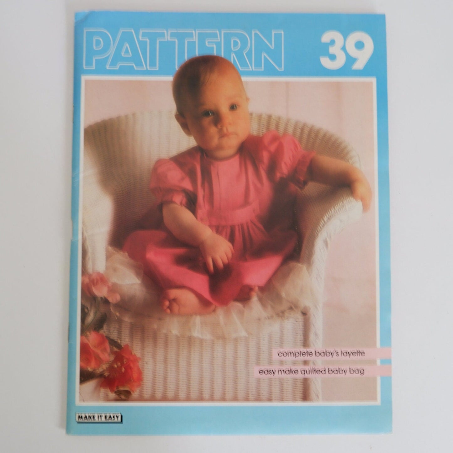 Make It Easy Special Collection 39, Baby Christening dress Matinee jacket Bonnet Romper and Bag pattern