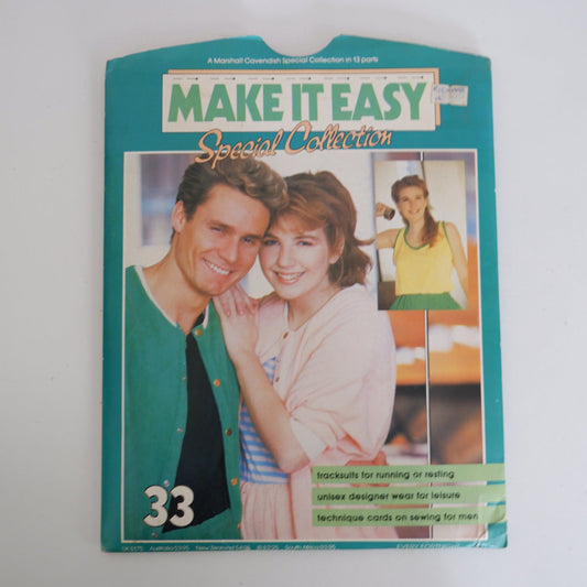 Make It Easy Special Collection 33, Unisex Pants Shorts Top Cardigan and Vest pattern, Sizes S - L