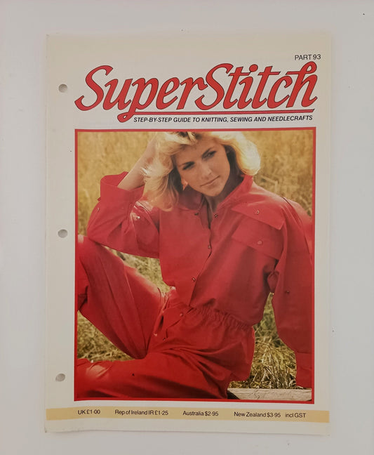 SuperStitch Magazine number 93 Sewing Crochet Patchwork and Needlecrafts